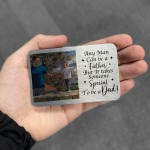 Personalised Photo Metal Wallet Insert For Dad Birthday Xmas