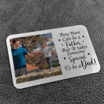 Personalised Photo Metal Wallet Insert For Dad Birthday Xmas