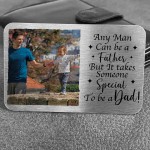 Personalised Photo Metal Wallet Insert For Dad Birthday Xmas