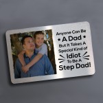 Personalised Gift For Step Dad Wallet Insert Birthday Christmas