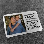 Personalised Gift For Step Dad Wallet Insert Birthday Christmas