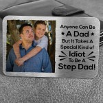 Personalised Gift For Step Dad Wallet Insert Birthday Christmas