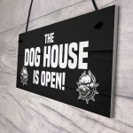 Funny Home Bar Sign DOG HOUSE Man Cave Garage Door Sign