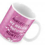 Funny Auntie Gift For Birthday Christmas Mug Unicorn Novelty