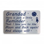 Grandad Gift Metal Wallet Card Christmas Gift For Grandad