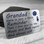 Grandad Gift Metal Wallet Card Christmas Gift For Grandad