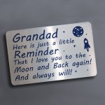 Grandad Gift Metal Wallet Card Christmas Gift For Grandad