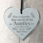 Thank You Gift For Auntie Birthday Christmas Engraved Heart