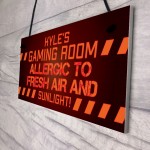 Gaming Sign Funny Gamer Gift For Son Brother Christmas Birthday