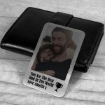 Personalised Best Dad Gift Photo Wallet Insert Special Gift