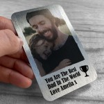 Personalised Best Dad Gift Photo Wallet Insert Special Gift