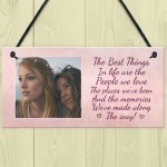 Personalised Birthday Christmas Gift For Best Friend Photo Sign