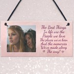 Personalised Birthday Christmas Gift For Best Friend Photo Sign