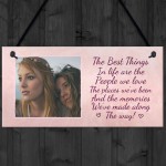 Personalised Birthday Christmas Gift For Best Friend Photo Sign