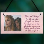 Personalised Birthday Christmas Gift For Best Friend Photo Sign