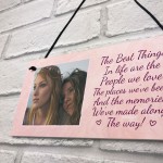 Personalised Birthday Christmas Gift For Best Friend Photo Sign