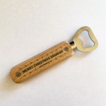 Personalised Grandad Wooden Bottle Opener Novelty Christmas