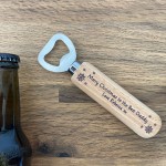 Personalised Christmas Gift For Daddy Novelty Gift Bottle Opener