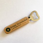 Personalised Gift For Best Grandad Wooden Bottle Opener