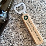 Personalised Gift For Best Uncle Bottle Opener Birthday Xmas