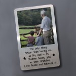 Personalised Photo Wallet Card For Grandad Birthday Christmas