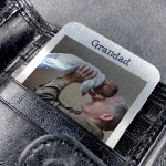 Personalised Grandad Photo Gifts Metal Wallet Card Gifts For Him