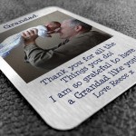 Personalised Grandad Photo Gifts Metal Wallet Card Gifts For Him