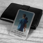 PERSONALISED Photo Gifts Novelty Uncle Gifts Metal Card Wallet