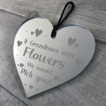 Special Thank You Gift For Grandma Birthday Xmas Engraved Heart