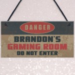 Personalised Gaming Bedroom Gamer Gifts For Him Novelty Gifts