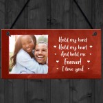 Personalised Photo Sign Gift For Boyfriend Girlfriend Husband