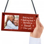 Personalised Photo Sign Gift For Boyfriend Girlfriend Husband