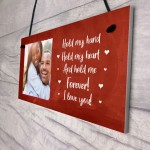 Personalised Photo Sign Gift For Boyfriend Girlfriend Husband