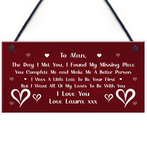 Personalised Gifts For Boyfriend Girlfriend Husband Wife Gifts