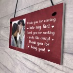 Personalised Photo Plaque Gift For Him Anniversary Gifts For Her