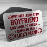 Funny Gift For Boyfriend Birthday Christmas Wallet Insert