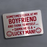 Funny Gift For Boyfriend Birthday Christmas Wallet Insert