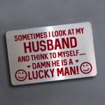 Funny Gift For Husband Birthday Christmas Wallet Insert Novelty