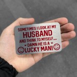 Funny Gift For Husband Birthday Christmas Wallet Insert Novelty