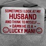 Funny Gift For Husband Birthday Christmas Wallet Insert Novelty