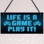 Funny Gaming Room Sign For Boys Bedroom Novelty Gaming Gifts