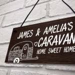 Novelty Caravan Personalised Sign Novelty Caravan Motorhome 