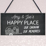 Personalised Caravan Decor Sign Novelty Caravan Lover Birthday