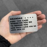 Special Gift For Grandad Birthday Christmas Personalised Insert