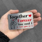 Together Forever Special Anniversary Valentines Gift For Him Her