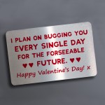 Funny Valentines Day Gift For Him Her Wallet Card