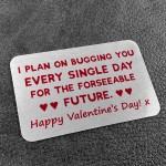 Funny Valentines Day Gift For Him Her Wallet Card