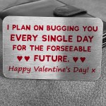 Funny Valentines Day Gift For Him Her Wallet Card