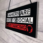 Funny Gaming Sign For Boys Bedroom Man Cave Novelty Gift