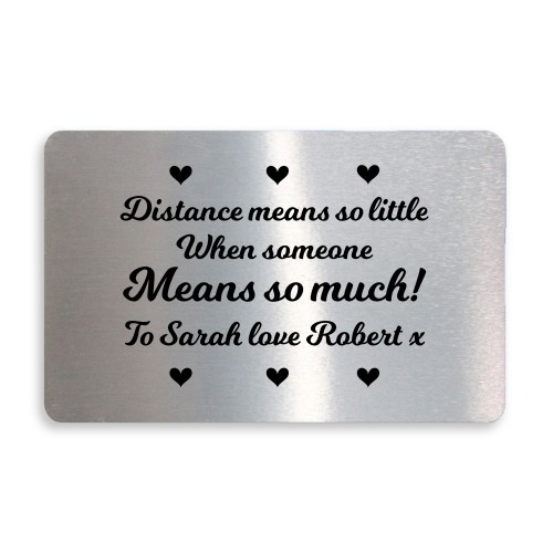 Personalised Gift For Long Distance Couple Valentines